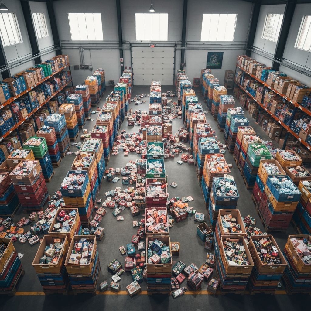 Bin store treasure hunting